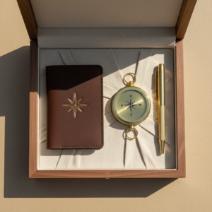 Brass Compass Box Set